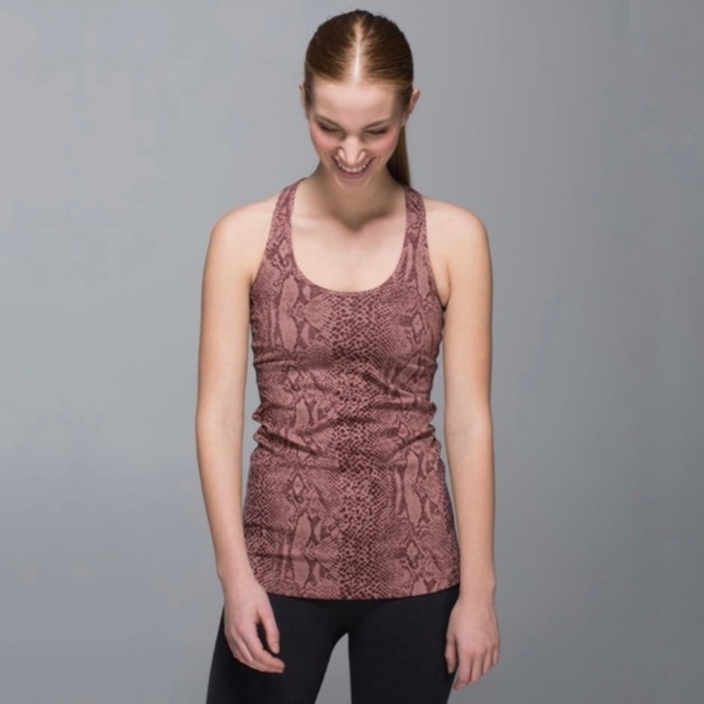 Lululemon Cool Racerback - Desert Snake Bark‎ Berry Multi